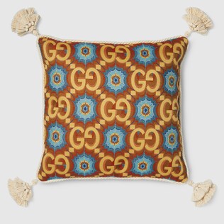 Kissen mit GG Kaleidoskop-Muster