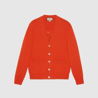 Gucci palm tree wool cardigan
