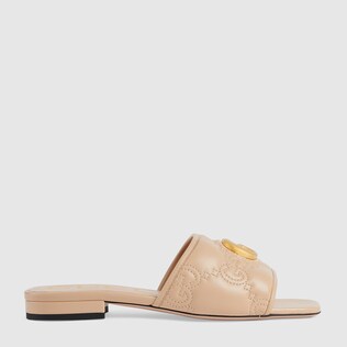 Women's GG Matelassé slide sandal