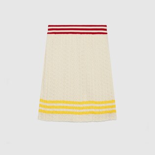 adidas x Gucci Rock aus Baumwolle