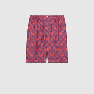 adidas x Gucci Shorts mit Makro GG