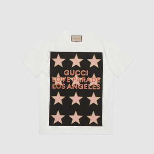'Gucci Love Parade'印花T恤