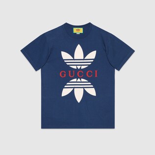 تي شيرت من قطن جيرسي من مجموعة adidas x Gucci