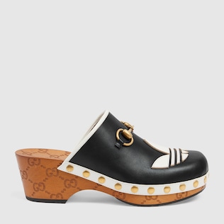 adidas x Gucci women's leather clog