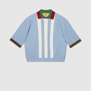 adidas x Gucci viscose polo