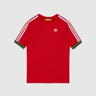 adidas x Gucci T-Shirt aus Jersey