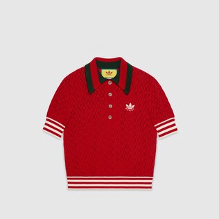 adidas x Gucci cotton polo