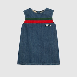 Children's Original Gucci denim dress