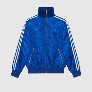 adidas x Gucci GG Trefoil jacquard jacket
