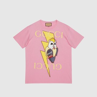 Gucci and lightning bolt Bananya T-shirt