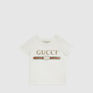 Baby T-shirt with Gucci logo