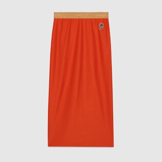 Rock aus Stretch-Jersey
