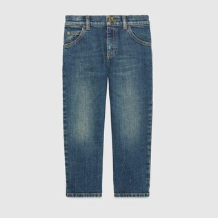 Children's Horsebit denim pants