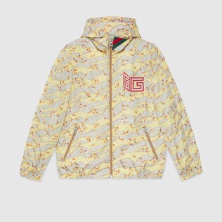 Gucci Lovelight hooded nylon jacket