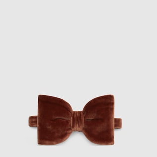 Children's velvet bow tie