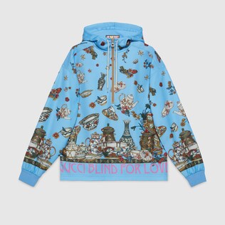 Gucci Lovelight cotton-jersey hooded sweatshirt