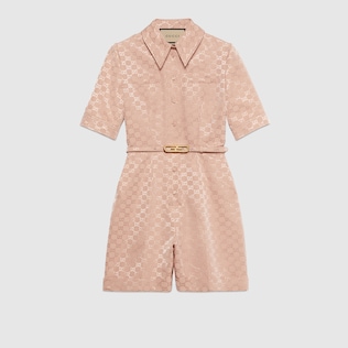 GG cotton viscose jumpsuit
