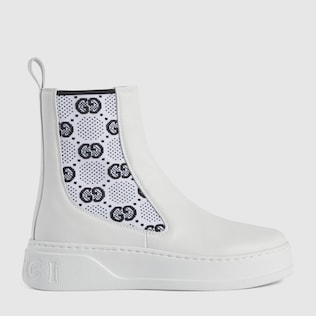 Women's boot with GG jersey