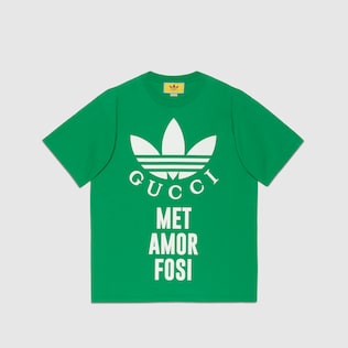 adidas x Gucci cotton jersey T-shirt