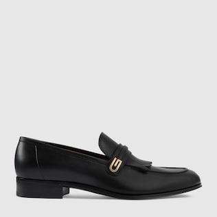 Men's loafer with mirrored G