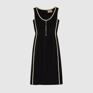 Wool silk dress