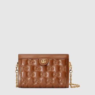 Bolso pequeño de piel matelassé con GG