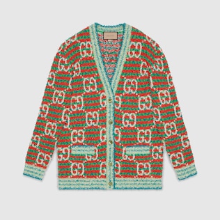 Cardigan aus Baumwolle mit Maxi GG