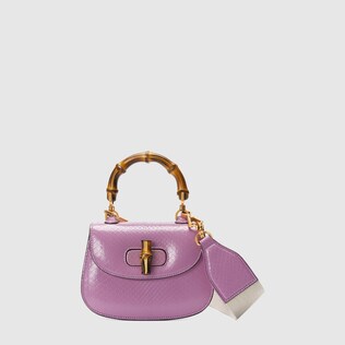 Gucci Bamboo 1947 python mini bag