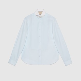 Cotton popeline boxy shirt