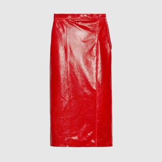 Python print leather skirt