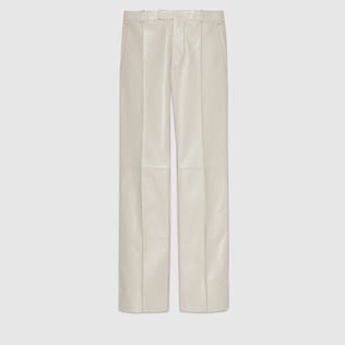 Pantalone in pelle morbida