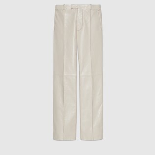 Soft leather trouser