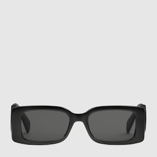 Rectangular-frame sunglasses
