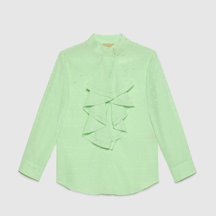 Camicia in cotone con Doppia G