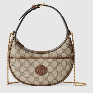 GG half-moon-shaped mini bag