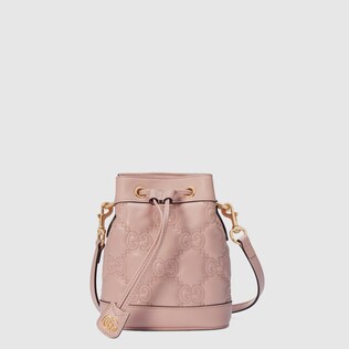 Bucket Bag aus GG Matelassé-Leder