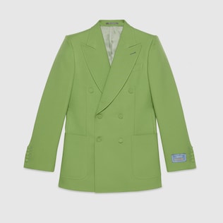 Gucci HA HA HA fine twill wool jacket