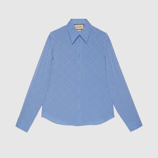 Gucci HA HA HA G check shirt