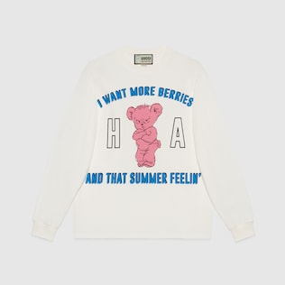 Camiseta Gucci HA HA HA con oso
