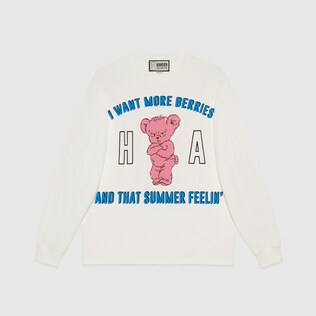 Gucci HA HA HA T-Shirt mit Bären-Motiv