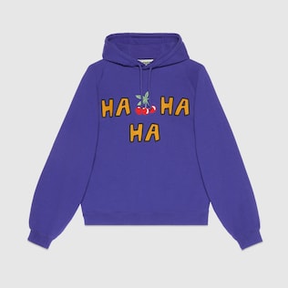 Gucci HA HA HA cherry sweatshirt