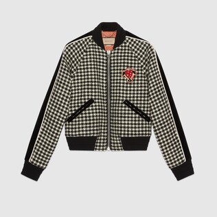 Gucci HA HA HA bomber jacket