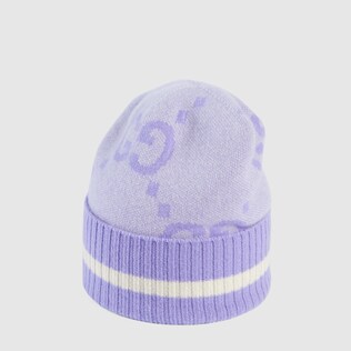 Cappello in cashmere con GG