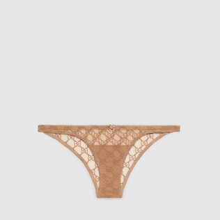 Culotte en tulle à motif GG brodé