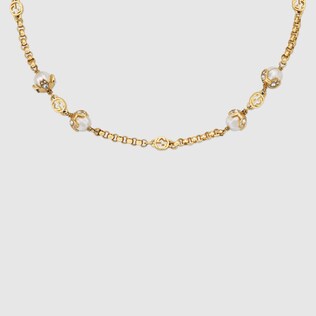 Interlocking G necklace