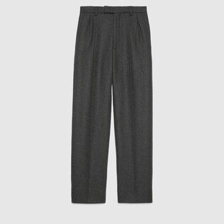 Pantalon en laine et cachemire