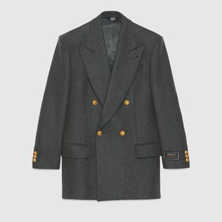 Wool cashmere formal jacket