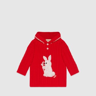 Baby rib wool coat