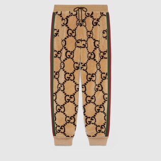GG jacquard track bottoms