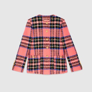 Tartan wool jacket